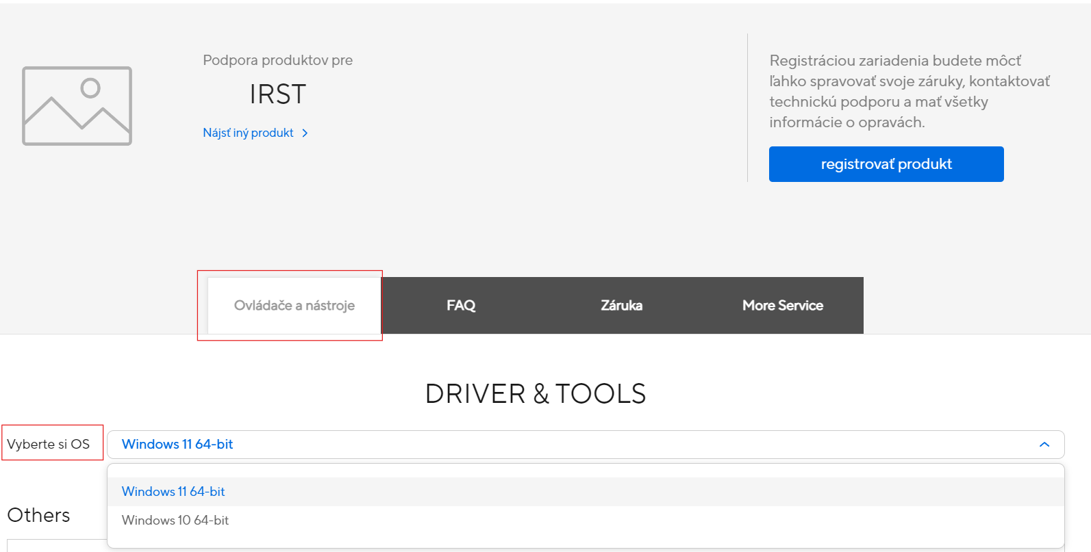 Asus Support IRS OS